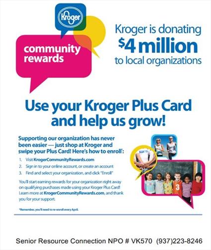 Kroger Rewards sheet